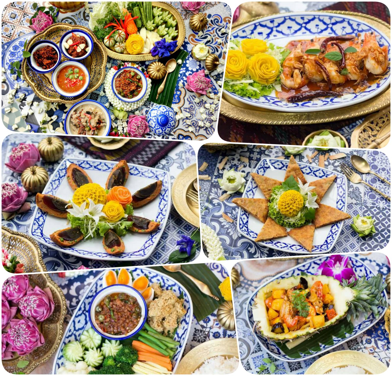 ชุดเครื่องใช้ทองเหลืองไทย เครื่องครัวทองเหลือง สวยงาม สำรับอาหารคาวหวาน สร้างสรรค์แบบวิถีไทย +ภาพสวย Cr.Panupon